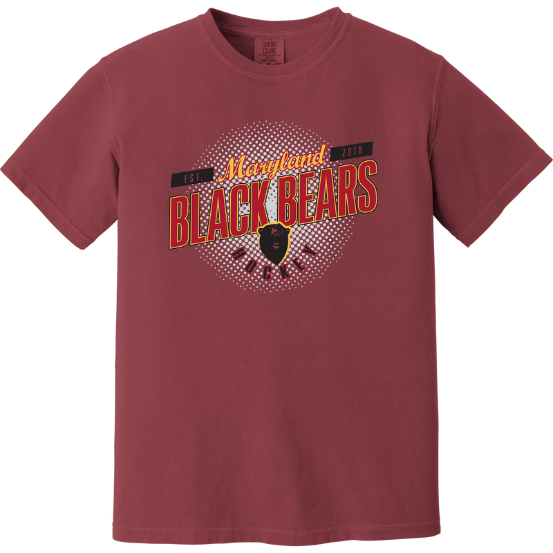 Maryland Black Bears Heavyweight Ring Spun Tee