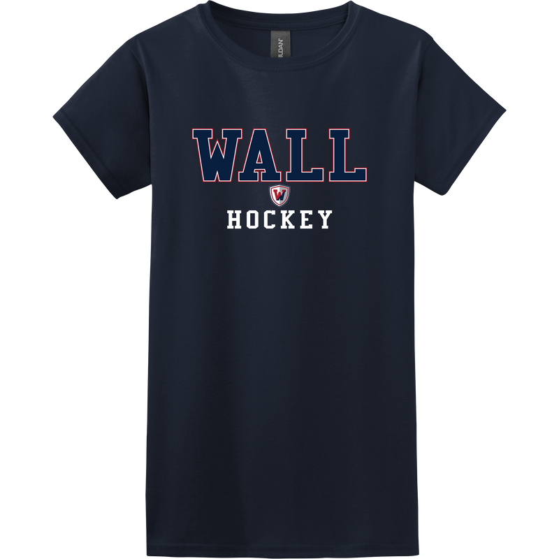 Wall Hockey Softstyle Ladies T-Shirt