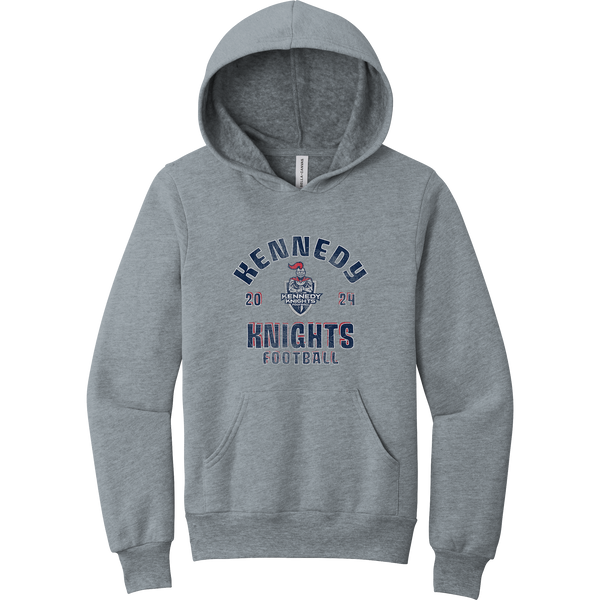 JFK Knights Football Youth Sponge Fleece Pullover Hoodie