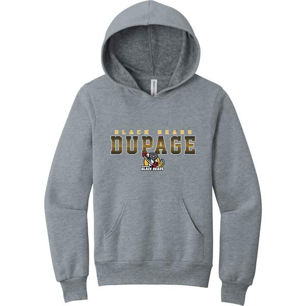 Dupage Black Bears Youth Sponge Fleece Pullover Hoodie