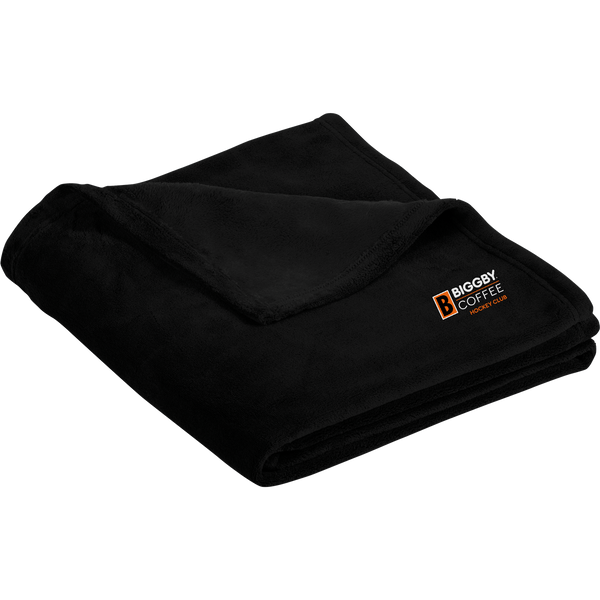 Biggby Coffee Hockey Club Ultra Plush Blanket