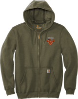 Pennsauken Pilots Carhartt Midweight Hooded Zip-Front Sweatshirt