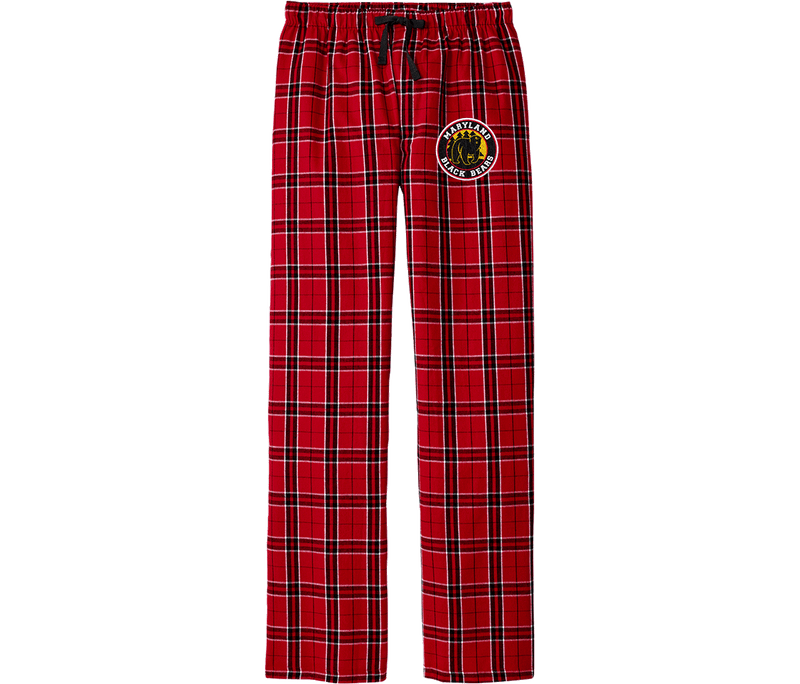 Maryland Black Bears Flannel Plaid Pant