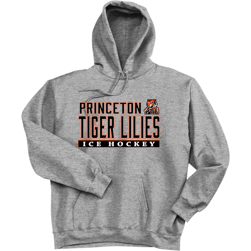 Princeton Tiger Lilies Ultimate Cotton - Pullover Hooded Sweatshirt