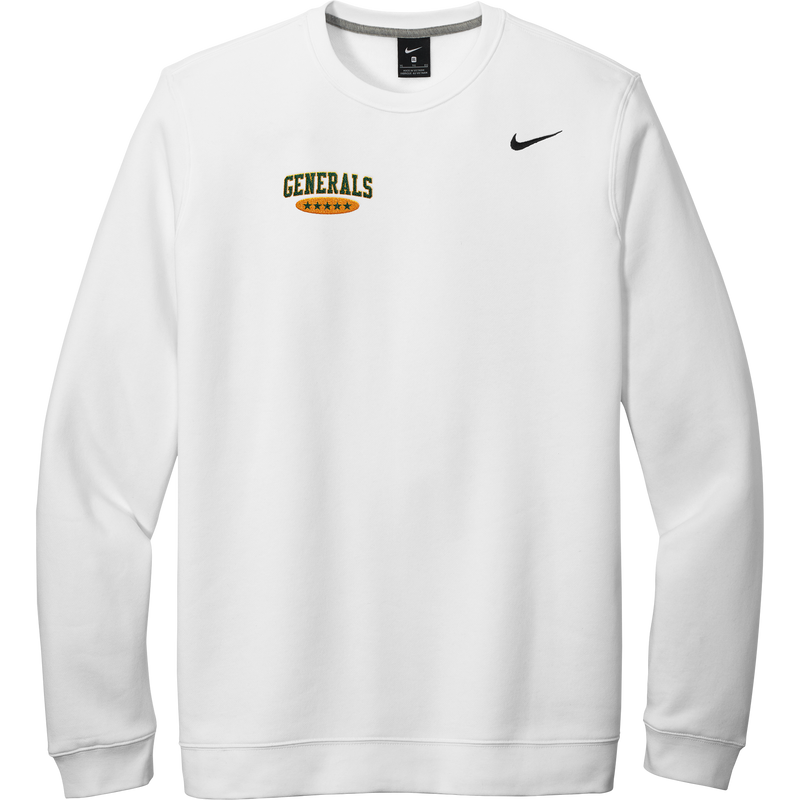 Red Bank Generals Nike Club Fleece Crew