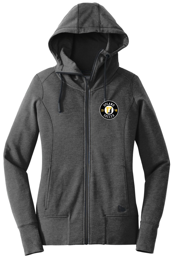 Upland Soccer New Era Ladies Tri-Blend Fleece Full-Zip Hoodie