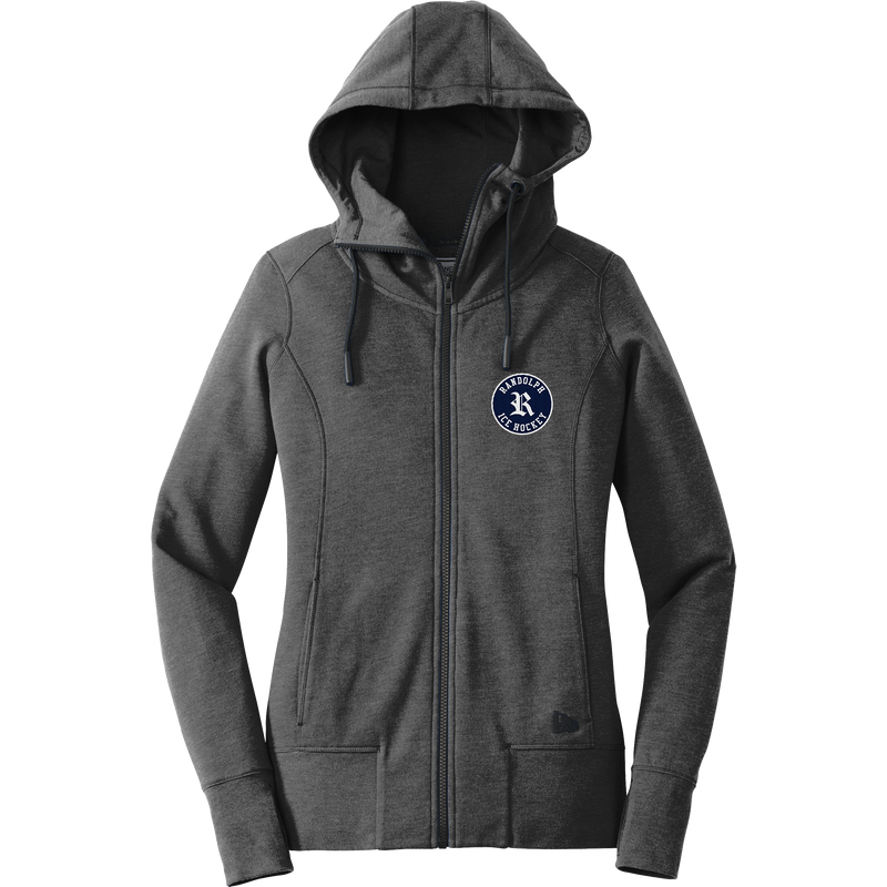 Randolph Hockey New Era Ladies Tri-Blend Fleece Full-Zip Hoodie