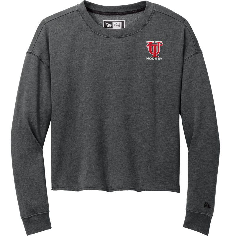 University of Tampa New Era Ladies Tri-Blend Fleece Crop Crew