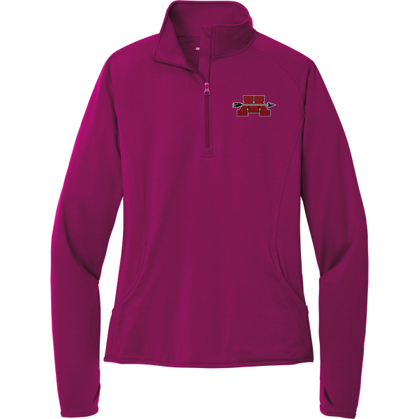 Mercer Arrows Ladies Sport-Wick Stretch 1/4-Zip Pullover