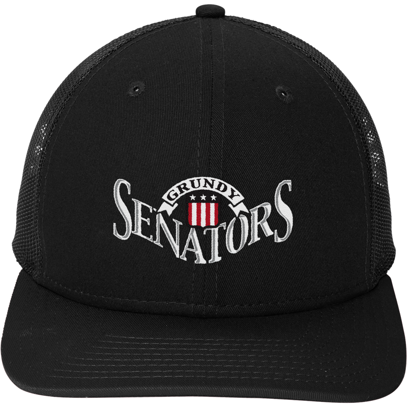 Grundy Senators New Era Snapback Low Profile Trucker Cap