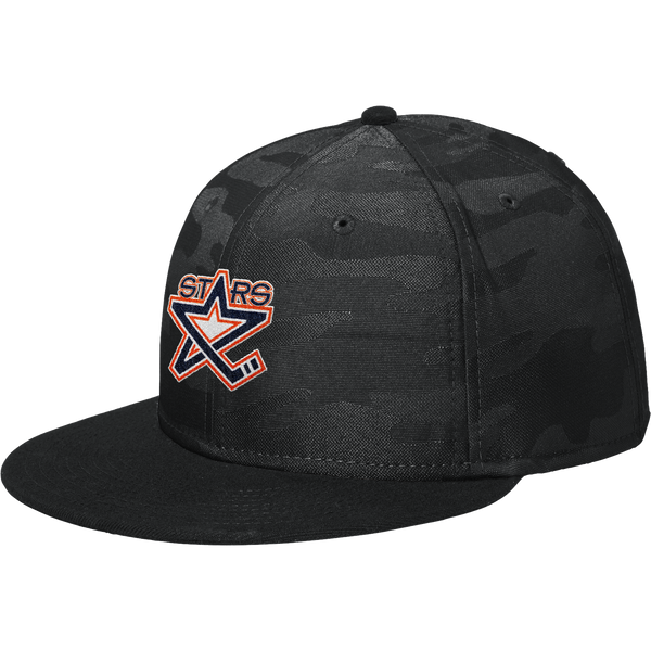 NY Stars New Era Camo Flat Bill Snapback Cap