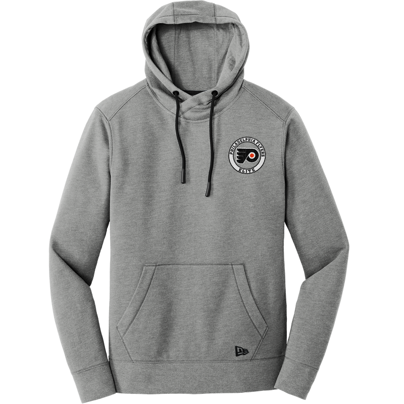 Philadelphia Flyers Elite New Era Tri-Blend Fleece Pullover Hoodie