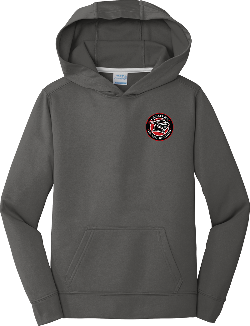 Palmyra Black Knights Youth Performance Fleece Pullover Hooded Sweatshirt