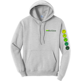 McGinn "Smiley Sleeve" Core Fleece Pullover Hooded Sweatshirt