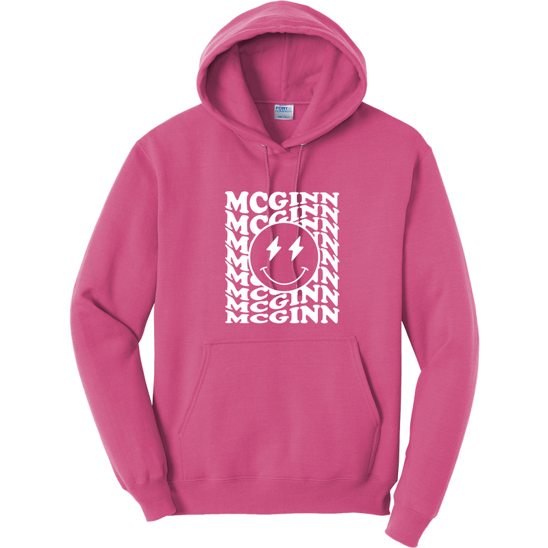 McGinn "Smiley" Fleece Pullover Hooded Sweatshirt