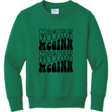 McGinn Youth "Groovy" Fleece Crewneck Sweatshirt