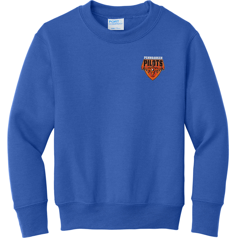 Pennsauken Pilots Youth Core Fleece Crewneck Sweatshirt