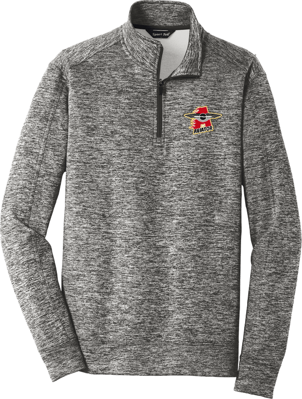 NY Aviators PosiCharge Electric Heather Fleece 1/4-Zip Pullover