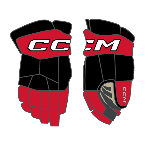 Seacoast Spartans CCM 85C Custom Gloves Youth