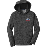 Hartford Jr. Wolfpack Youth PosiCharge Electric Heather Fleece Hooded Pullover