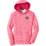 SOMD Lady Sabres Youth PosiCharge Electric Heather Fleece Hooded Pullover