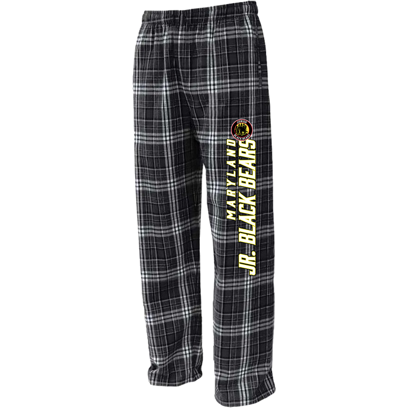 MD Jr. Black Bears Youth Flannel Pant