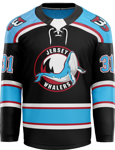 Jersey Shore Whalers Adult Player Sublimated Jersey